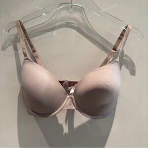 Pink Victoria Secret Light Beige Bra 34DD